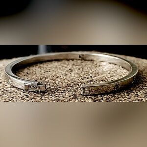 Silver Fossil Bracelet